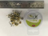 Boyle - Scrappy Bizz - Brads Gold and Silver 8mm Hearts